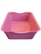 Туалет для кошек глубокий розовый 40*28*12 см | 6656385 | фото 2