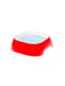 Пластикова миска для собак та кішок Ferplast Glam Small Red Bowl червона 400 мл | 6656925 | фото 2