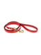Поводок для собак BronzeDog кожаный красный 10 мм 120 см | 6657011 | фото 3