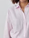 Розовая рубашка с термостразами на карманах | 6653610 | фото 4
