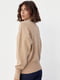 Светло-коричневый свитер свободного кроя | 6653658 | фото 2