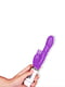 Багатошвидкісний гнучкий силіконовий вібратор (кролик) — фіолетовий | 6657579 | фото 8