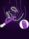 Багатошвидкісний гнучкий силіконовий вібратор (кролик) — фіолетовий | 6657579 | фото 9