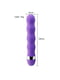 Водонепроникний силіконовий вібратор для вагінальної мастурбації — фіолетовий | 6657624 | фото 4