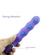 Водонепроникний силіконовий вібратор для вагінальної мастурбації — фіолетовий | 6657624 | фото 5
