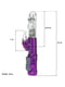 Вібратор-кролик в стилі Hi-Tech — фіолетовий | 6657626 | фото 2