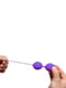 Силіконові вагінальні кульки для зміцнення м'язів піхви — фіолетові | 6657713 | фото 7