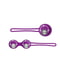 Набір вагінальних кульок для тренування і зміцнення м'язів піхви (3 шт.) - фіолетові | 6657716 | фото 6