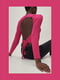 Джемпер розовый с вырезом на спине | 6657804 | фото 2