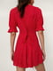Платье красное с пуговицами | 6657823 | фото 2