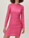 Платье розовое с драпировкой | 6657845 | фото 3