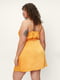 Сукня гірчичного кольору з драпіруванням | 6657856 | фото 3