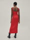 Сукня червона з розрізом | 6657858 | фото 2