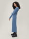 Сукня синя з вирізом на спині | 6657871 | фото 3