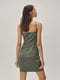 Сукня оливкового кольору | 6657879 | фото 3
