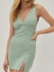 Сукня зелена з вирізом | 6657880 | фото 4