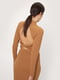 Сукня гірчичного кольору з вирізом на спині | 6657882 | фото 4