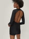 Сукня чорна з вирізом на спині | 6657894 | фото 2
