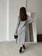 Оригінальний сірий костюм: сукня та кардиган  | 6657957 | фото 5