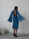 Розкішна синя сукня "Афродіта" з вирізом на спинці  | 6657992 | фото 2