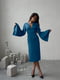 Розкішна синя сукня "Афродіта" з вирізом на спинці  | 6657992 | фото 5