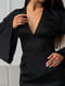 Розкішна чорна сукня "Афродіта" з вирізом на спинці | 6657993 | фото 4