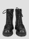 Кожаные черные ботинки на шерстяной подкладке | 6658527 | фото 6