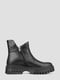 Кожаные черные ботинки с шерстяной подкладкой | 6658535 | фото 4