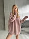Трендовий светр-сукня вільного крою ліловий | 6658710 | фото 5