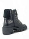 Зимние кожаные ботинки черного цвета | 6658908 | фото 4