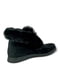 Чорні замшеві черевики з хутряним оздобленням | 6658914 | фото 3
