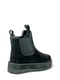 Черные замшевые ботинки с эластичными вставками | 6658918 | фото 3