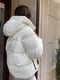 Короткая зимняя куртка молочного цвета | 6659650 | фото 4