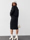 Костюм черный: платье и свитер украшен рваным декором | 6663966 | фото 2