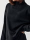 Костюм черный: платье и свитер украшен рваным декором | 6663966 | фото 4