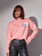Вязаный свитер розовый с двумя сердечками | 6664009 | фото 6