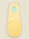 Желтый теплый кокон на липучке для малышей | 6664594