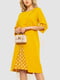 Платье-футляр желтое с принтом | 6664787 | фото 3