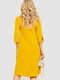 Платье-футляр желтое с принтом | 6664787 | фото 4