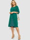 Сукня-футляр зелена з принтом | 6664788 | фото 3