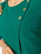 Платье-футляр зеленое с принтом | 6664788 | фото 5