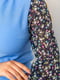 Сукня-жакет блакитного кольору з принтом | 6664798 | фото 5