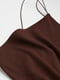 Сукня у білизняному стилі коричнева | 6605595 | фото 2