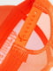 Кепка бело-оранжевого цвета с принтом | 6665427 | фото 2