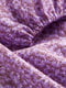 Платье А-силуэта фиолетовое в принт | 6665430 | фото 2