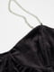Сукня в білизняному стилі чорна велюрова | 6665618 | фото 2