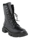Ботинки черные кожаные | 6666109 | фото 3