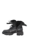 Ботинки черные кожаные | 6666109 | фото 5