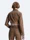 Джинсовая коричневая  куртка | 6673242 | фото 3