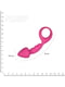 Анальна пробка Budy Pink із стимулюючою ніжкою з максимальним діаметром 2,5 см | 6666155 | фото 2